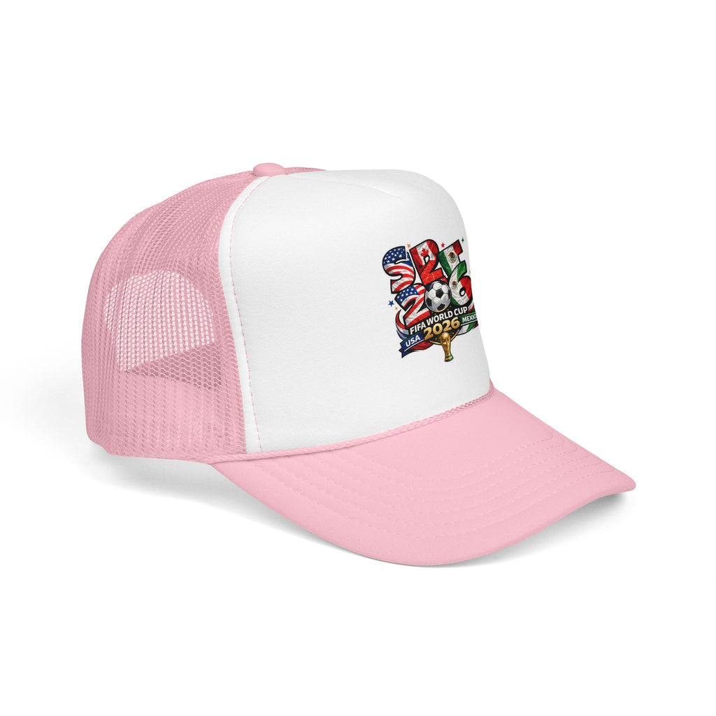soccer cup 2026 Foam Trucker Hat — USA Soccer Patch Design