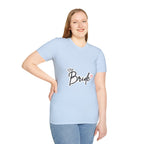 Bride T-Shirt — "The Bride" Bachelorette Tee with Heart