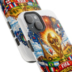 Soccer Magnetic Impact-Resistant Phone Case — FIFA Trophy Design