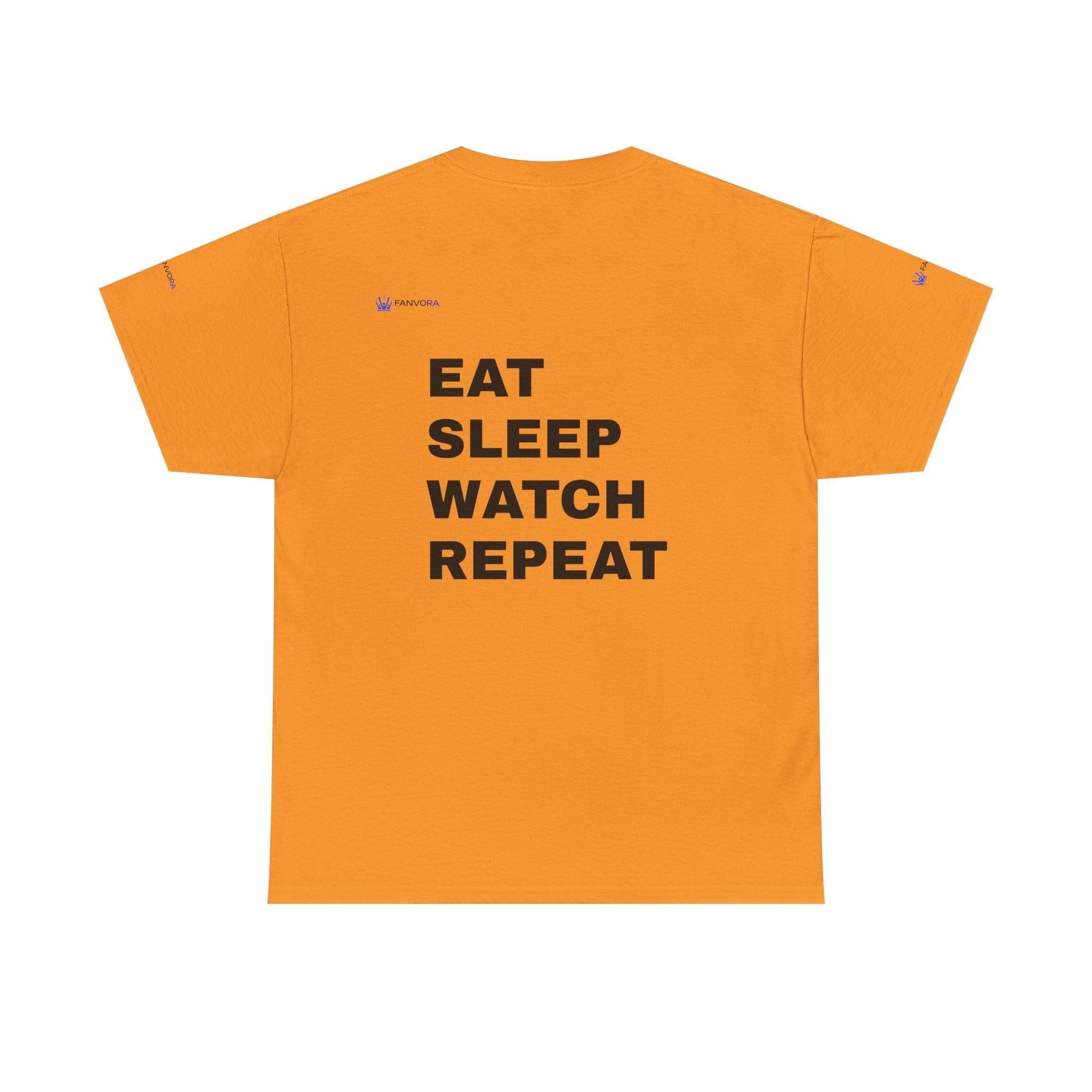 World Cup 2026 Energy Soccer Tee — "EAT SLEEP WATCH REPEAT" Fans Inspired.
