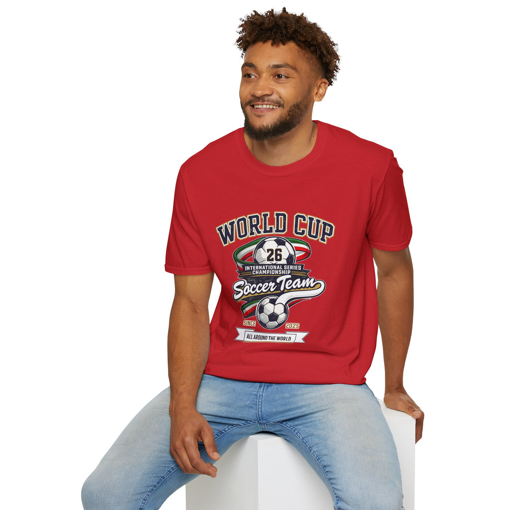 Soccer Team T‑Shirt – Vintage International Series Championship Design