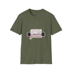 Gym Girlie T-Shirt — Women’s Fitness Tee with Barbell Graphic