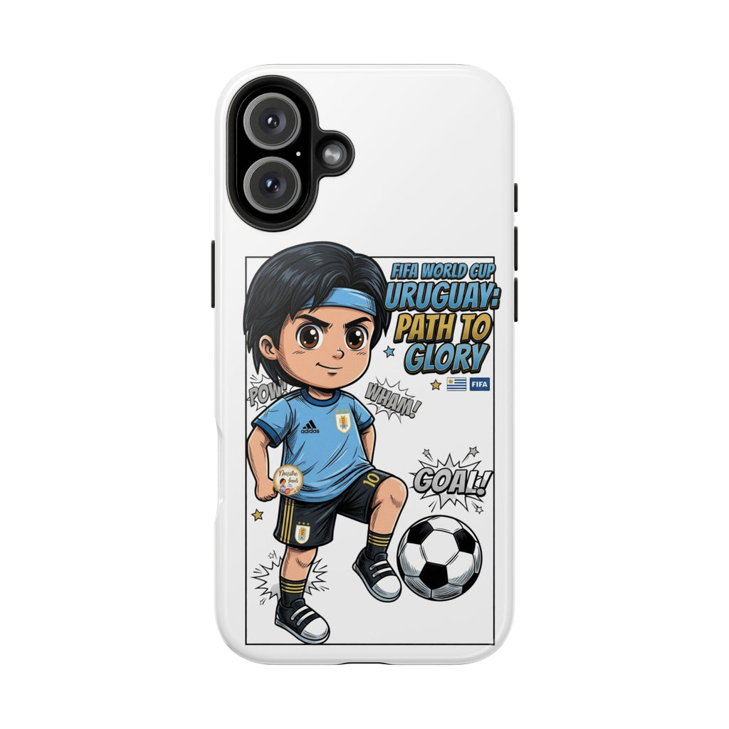 Uruguay Soccer Phone Case — Path to Glory "Goal!" Design