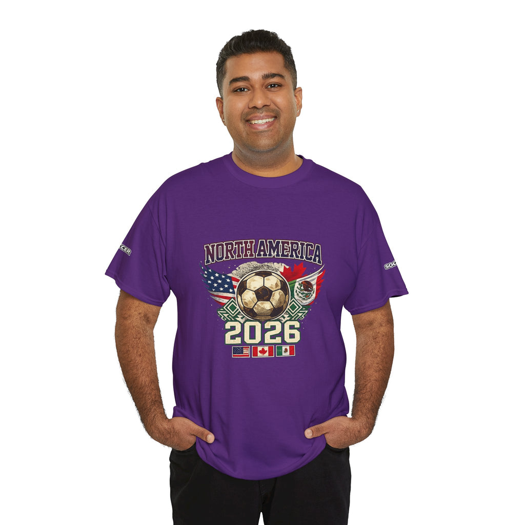 North America 2026 Soccer T-Shirt — USA Canada Mexico
