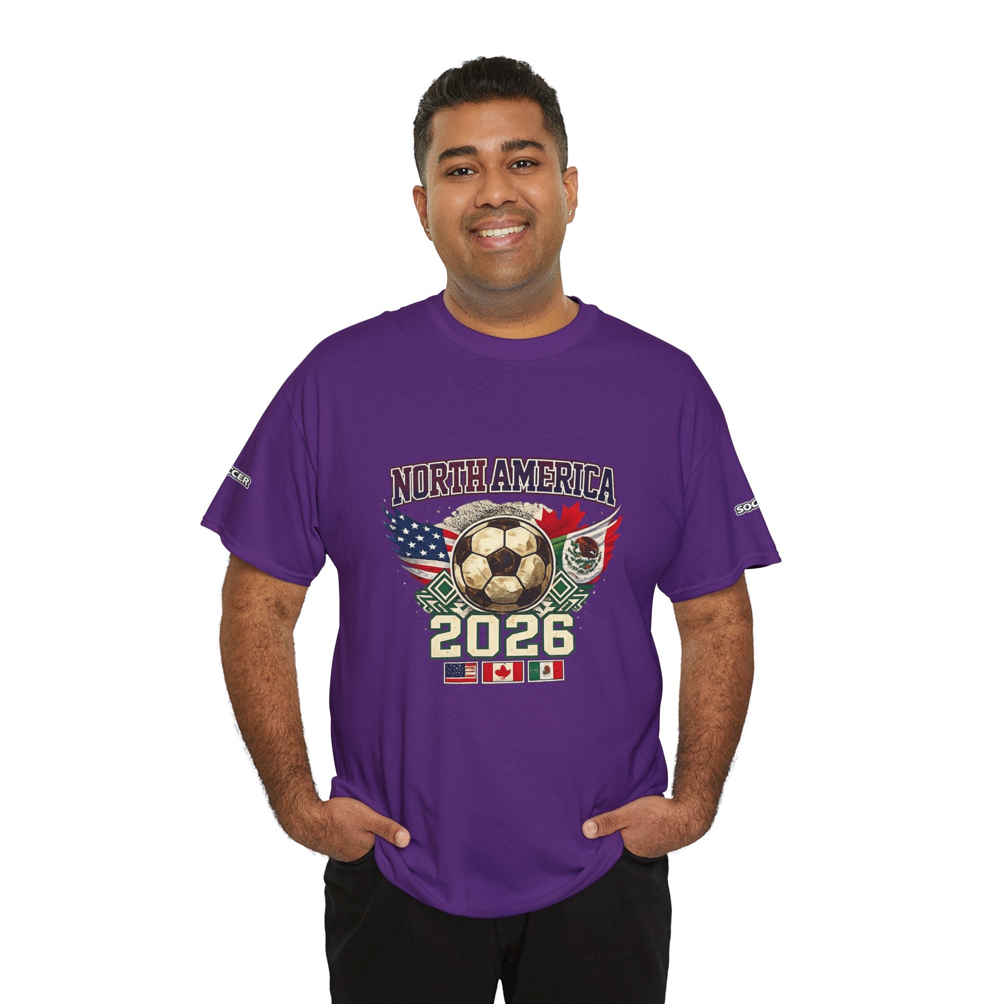 North America 2026 Soccer T-Shirt — USA Canada Mexico