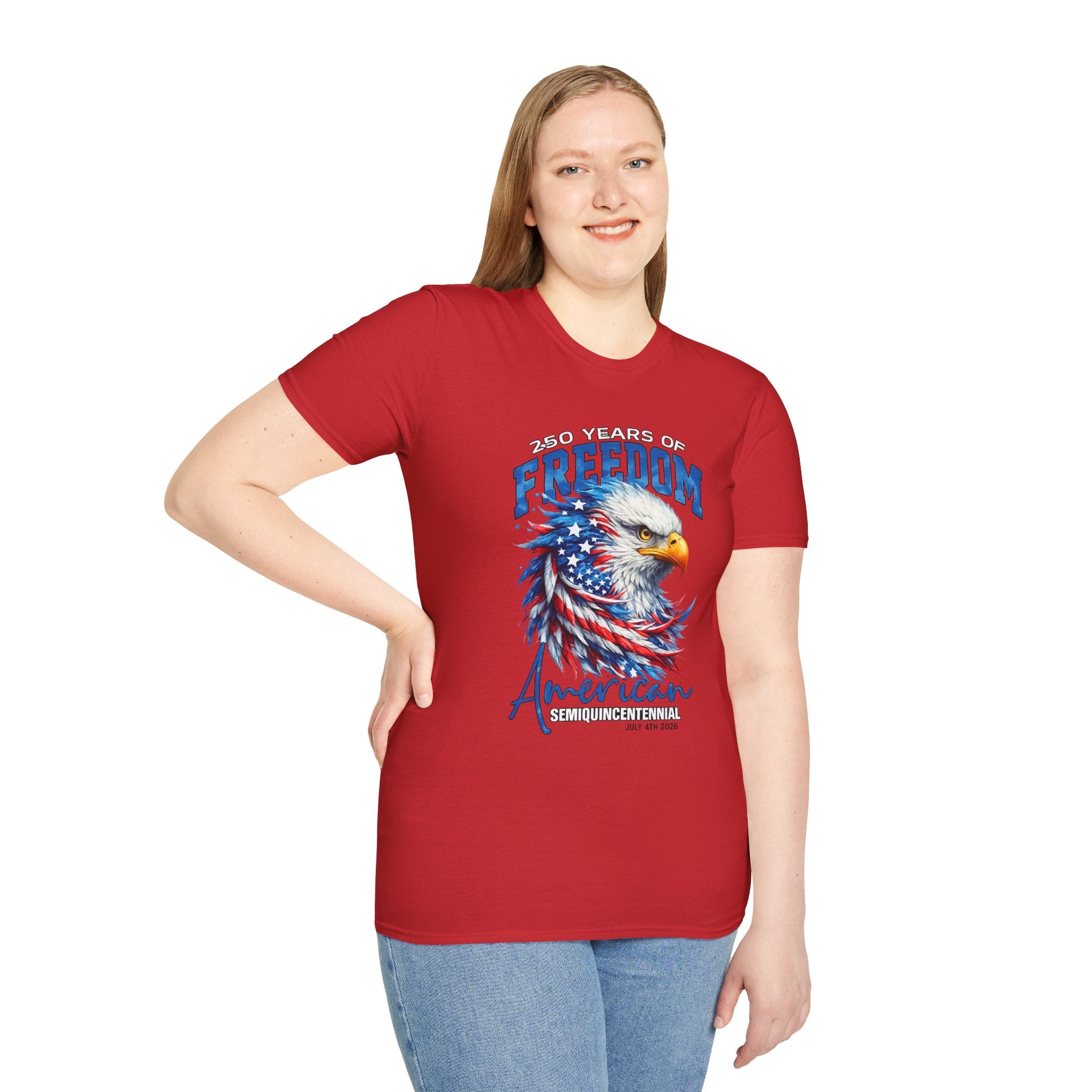 Freedom Eagle T‑Shirt — 250 Years of American Pride