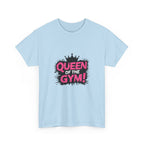 Queen of the Gym T-Shirt — Pink Crown Fitness Tee