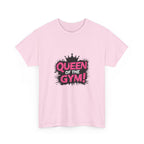 Queen of the Gym T-Shirt — Pink Crown Fitness Tee