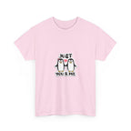 Just You & Me Penguin Tee — Cute Couples Graphic T-Shirt