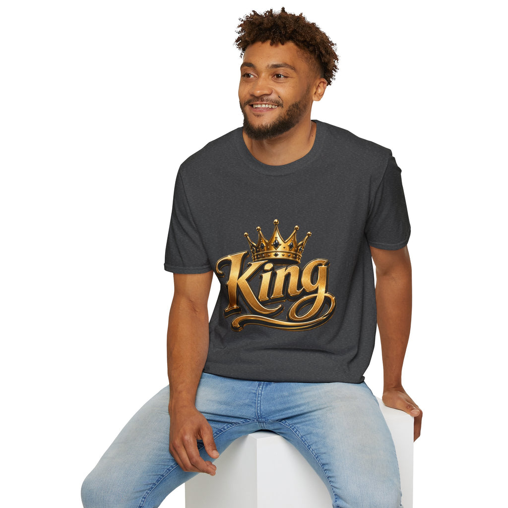 King Crown T-Shirt — Gold Regal Graphic Tee