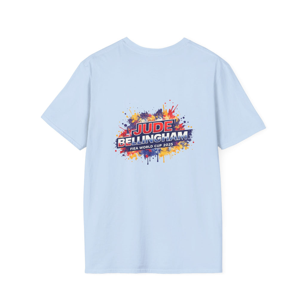Portrait T-Shirt — Color Splash Football Player Graphic ("England legend")