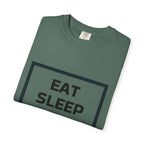 Unisex CR7 Fans Siuuu T-Shirt — Eat Sleep Siuuu Repeat Graphic Tee.