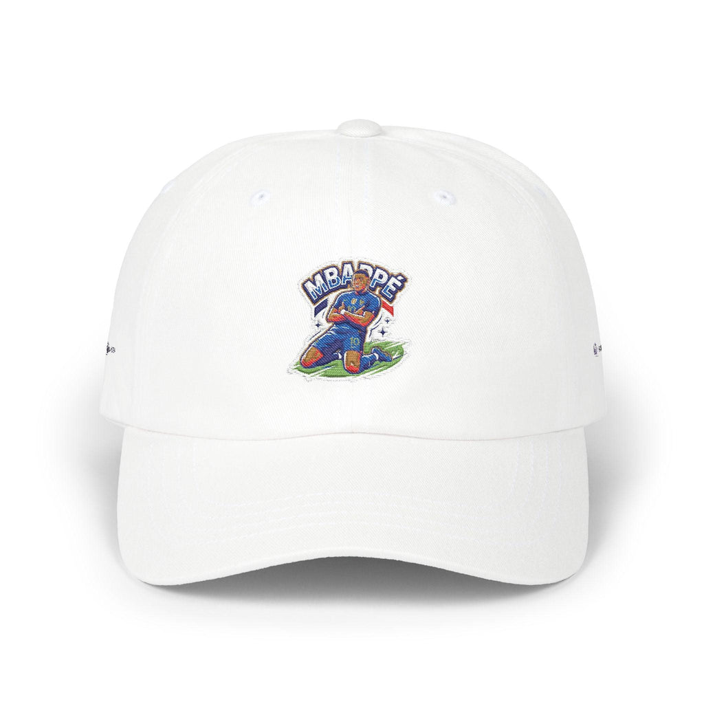 France #10 Rising Star Footballer Fan Cap — Dad Cap with Vintage Bear Graphic.