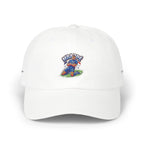 France #10 Rising Star Footballer Fan Cap — Dad Cap with Vintage Bear Graphic.
