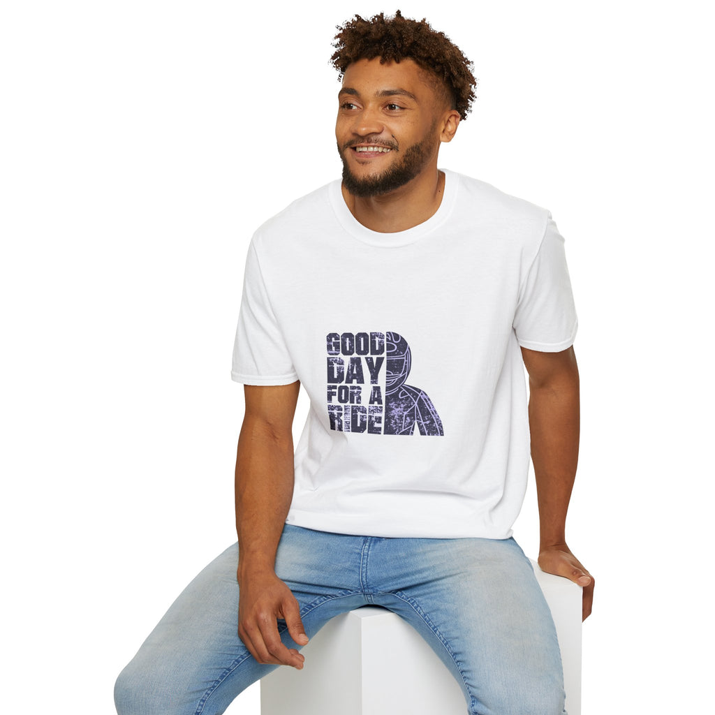 Good Day For a Ride T-Shirt — Vintage Motorcycle Rider Tee