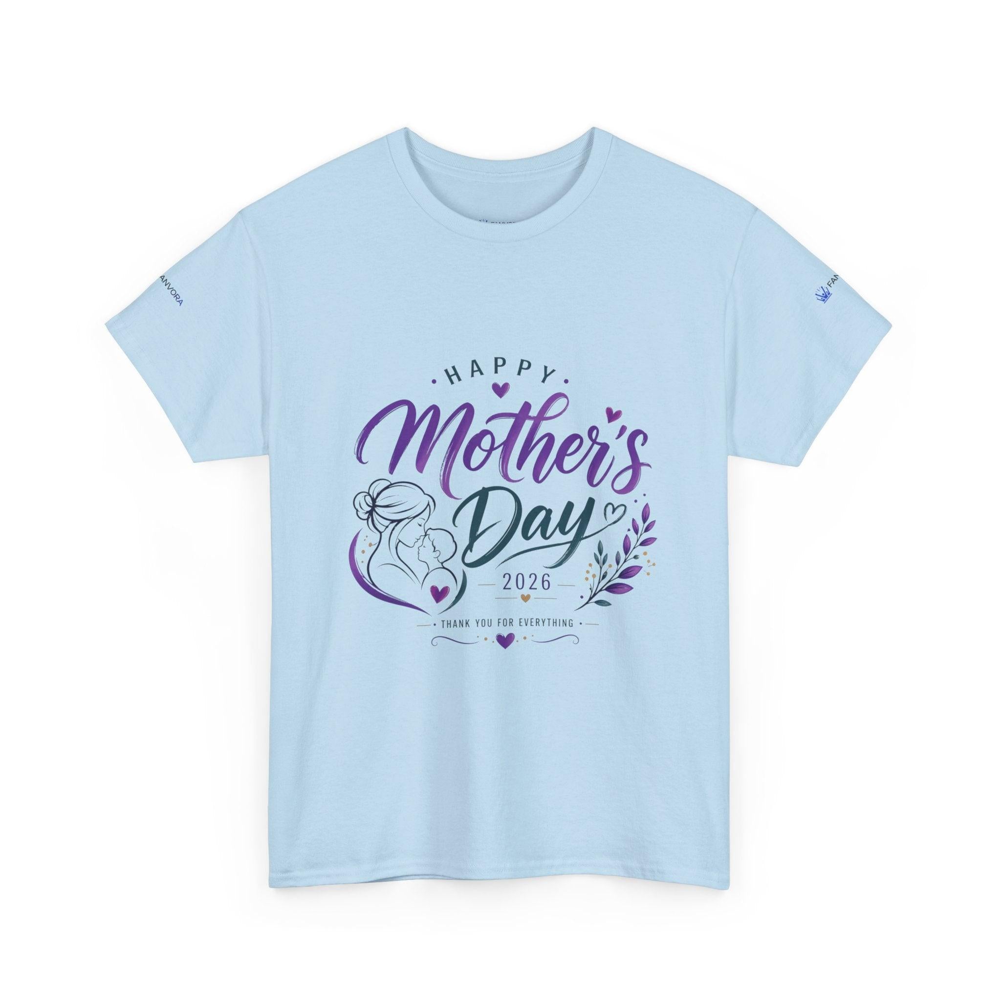 Mother's Day T-Shirt — "Happy Mother's Day 2026" Floral Mom Tee.