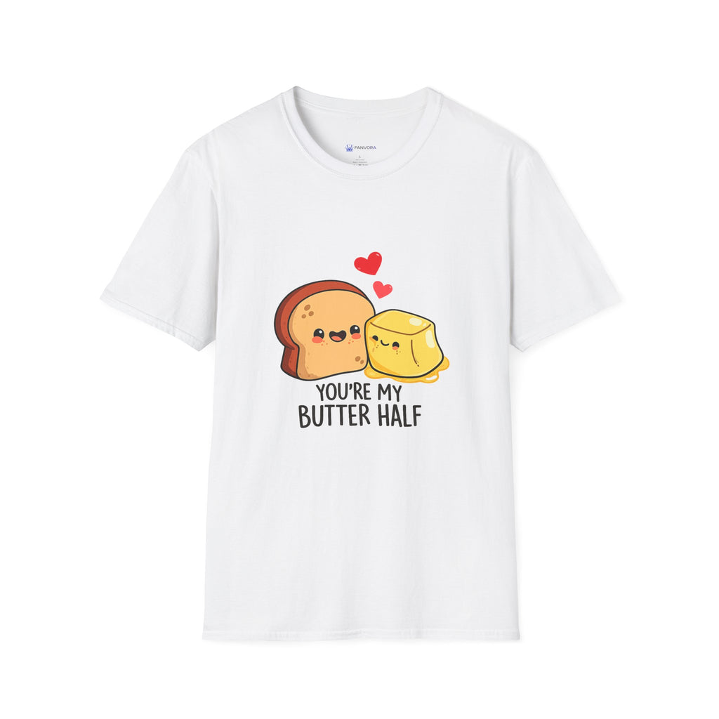 Cute "You’re My Butter Half" T-Shirt — Toast & Butter Couple Graphic Tee