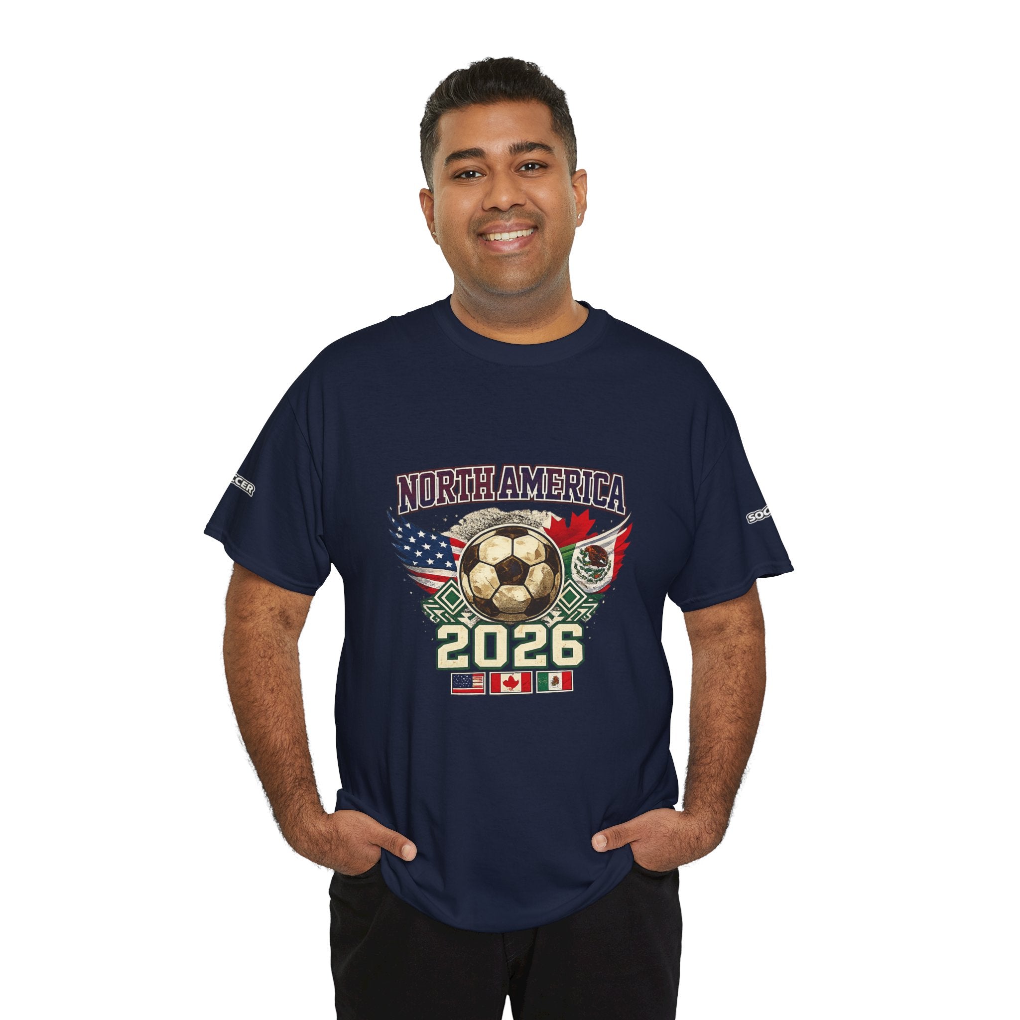 North America 2026 Soccer T-Shirt — USA Canada Mexico