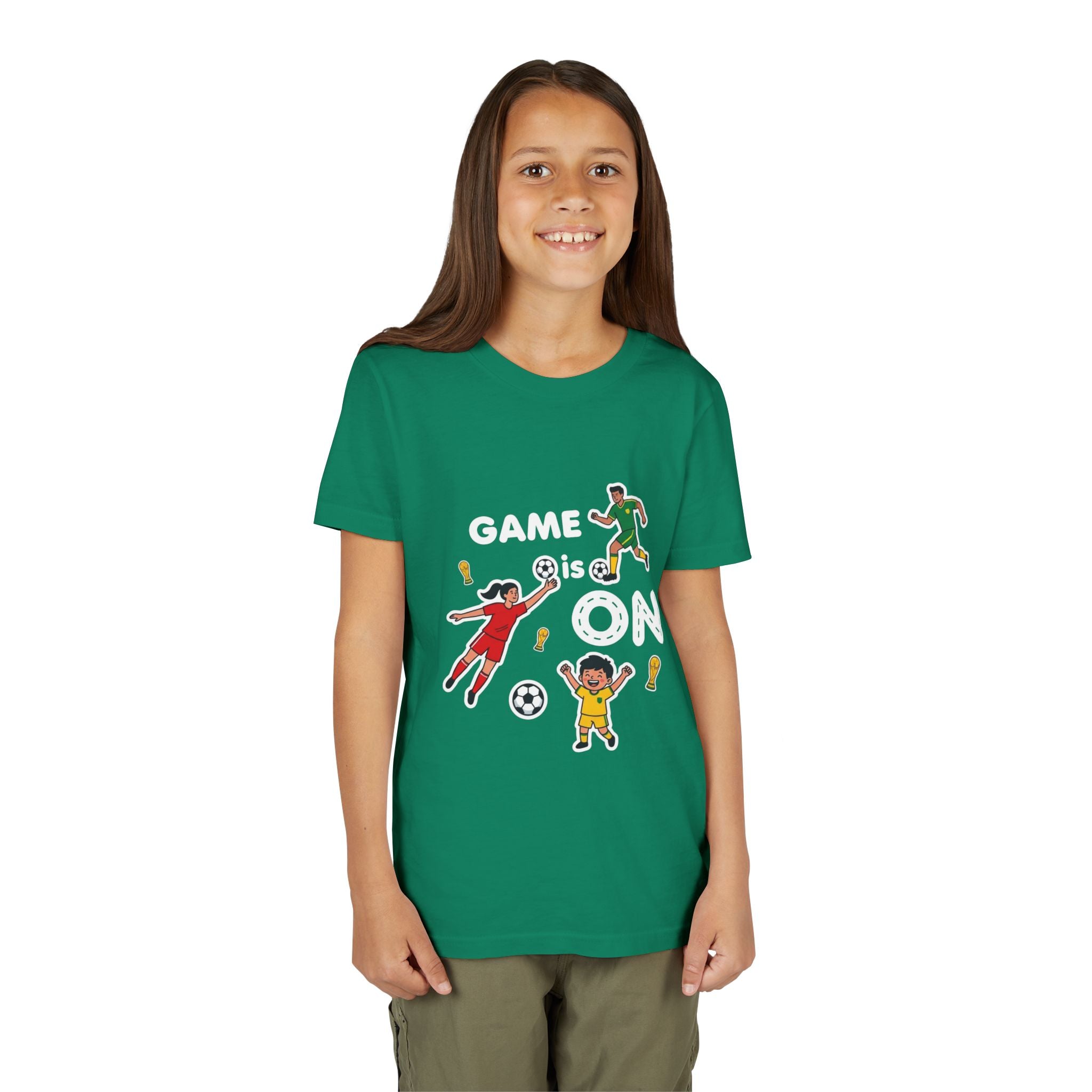 Kids Soccer Players T-Shirt 2026— Youth Football Team Tee