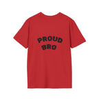 Graduation Day T-Shirt — "Proud Bro" Back Graphic.