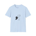 T-Shirt — Minimal Cute Girl Holding Heart Graphic Tee