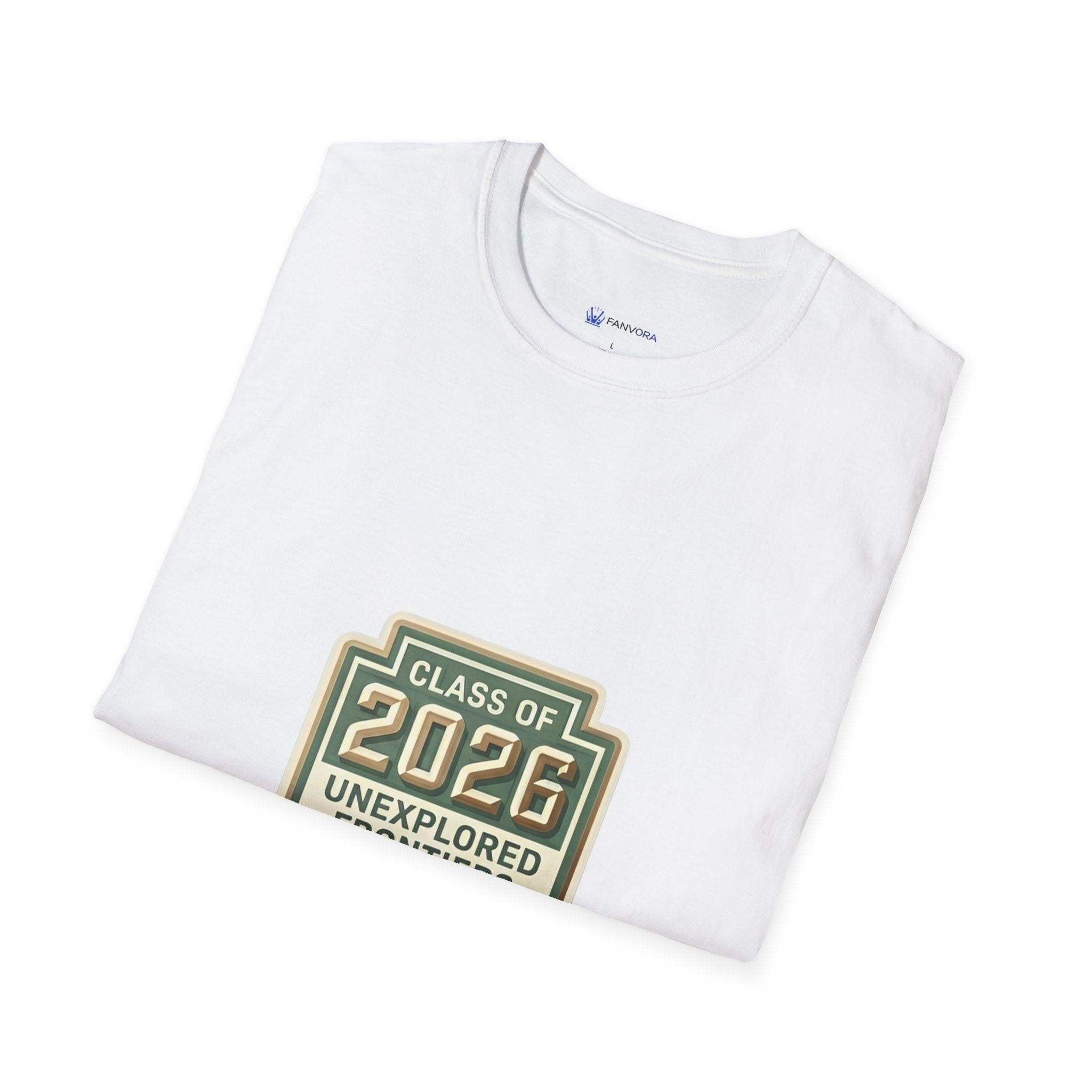 Class of 2026 'Unexplored Frontiers' Graduation T-Shirt.