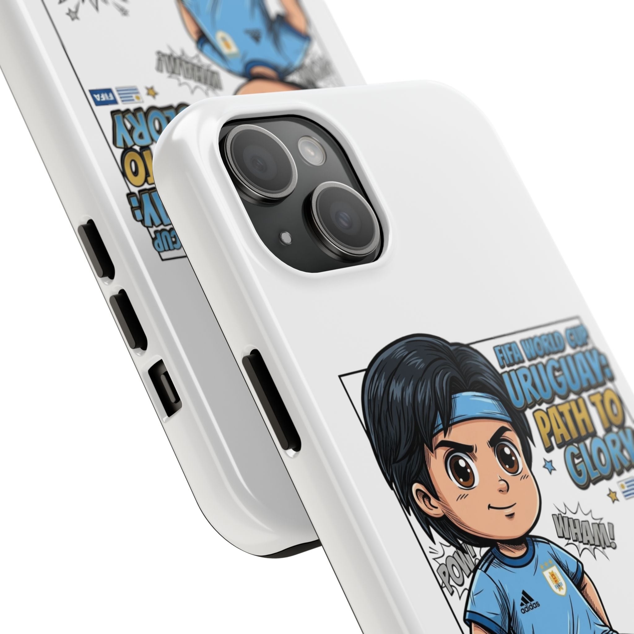 Uruguay Soccer Phone Case — Path to Glory "Goal!" Design