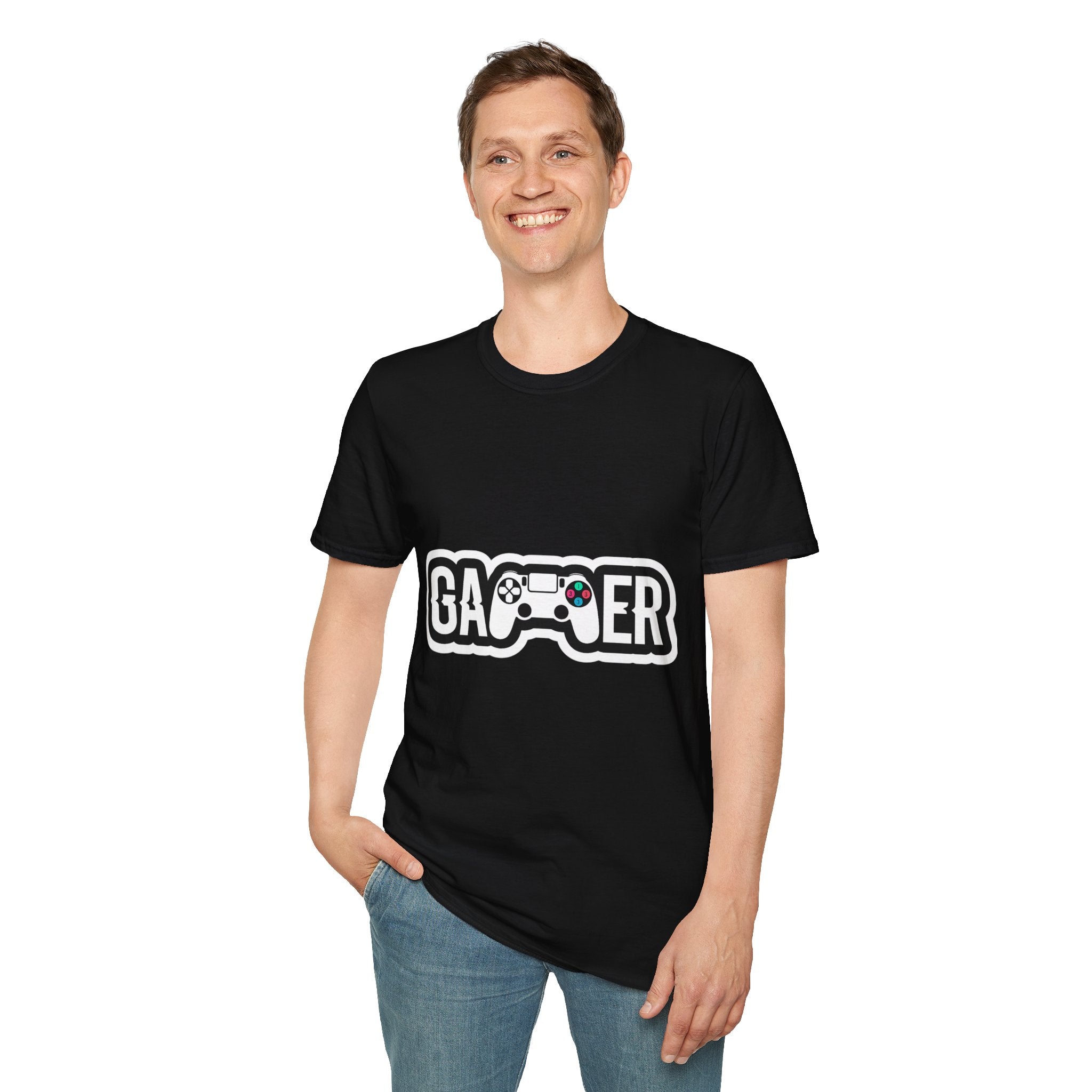 Gamer Controller Graphic T-Shirt — Retro Video Game Tee