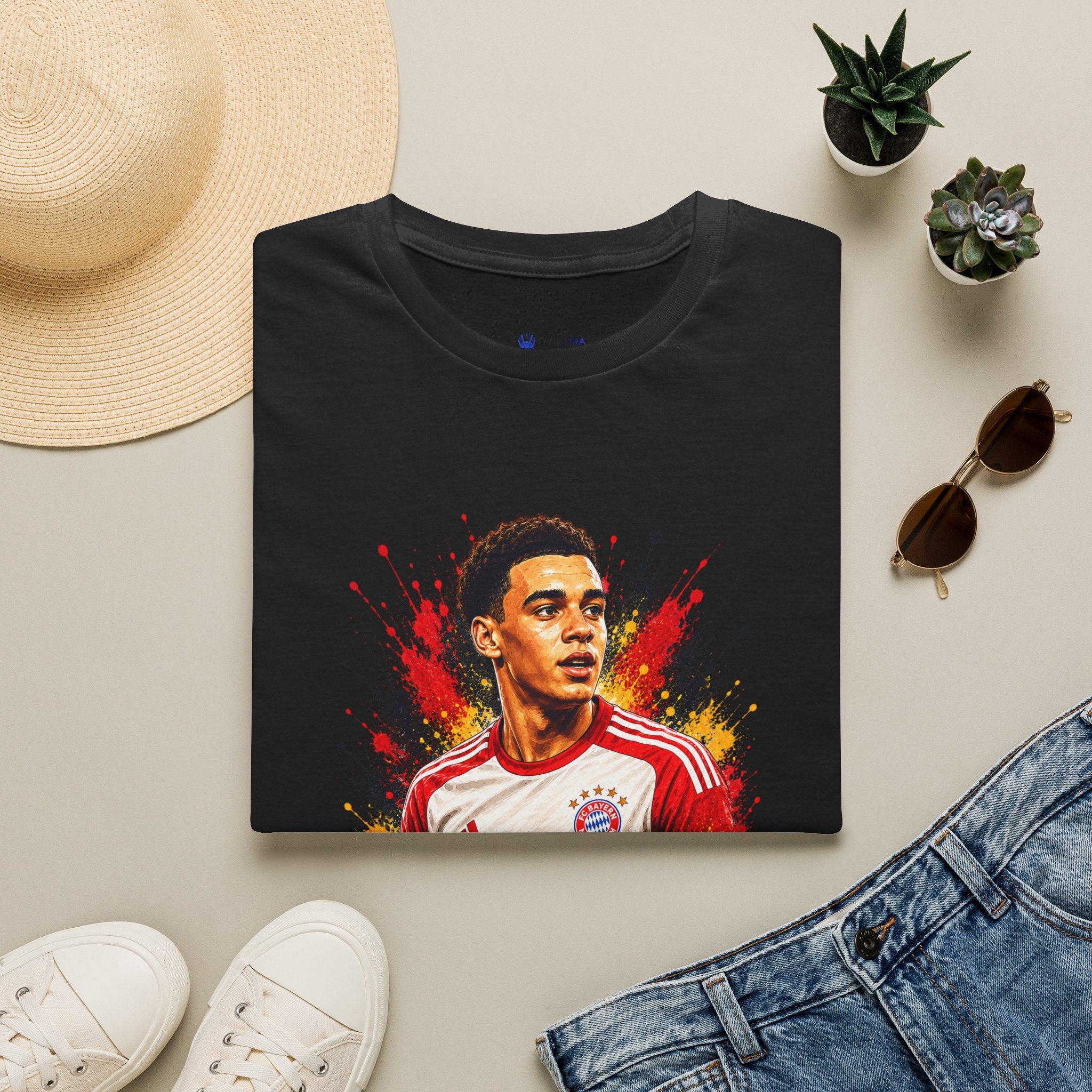 Soccer Player Jersey T-Shirt — Germany Legend Portrait Graphic Tee