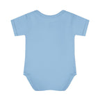 Baby Bodysuit - Blue Teddy Bear with Balloons "Happy Birthday" Infant Onesie
