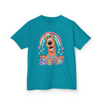 Scooby-Doo Kids T‑Shirt — Colorful Rainbow Cartoon Tee for Kids