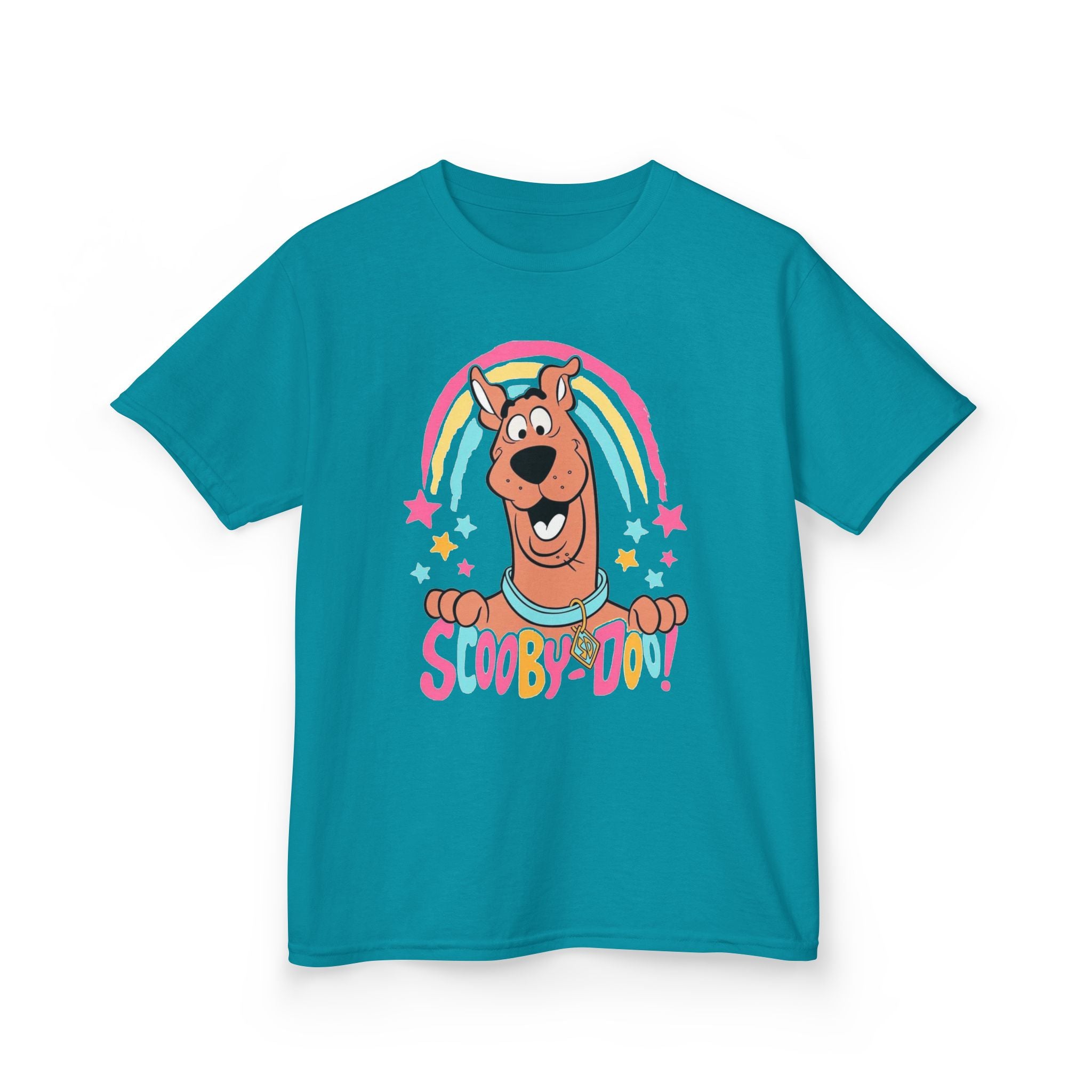 Scooby-Doo Kids T‑Shirt — Colorful Rainbow Cartoon Tee for Kids