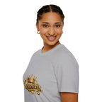 Queen Graphic T-Shirt — Gold Crown Design