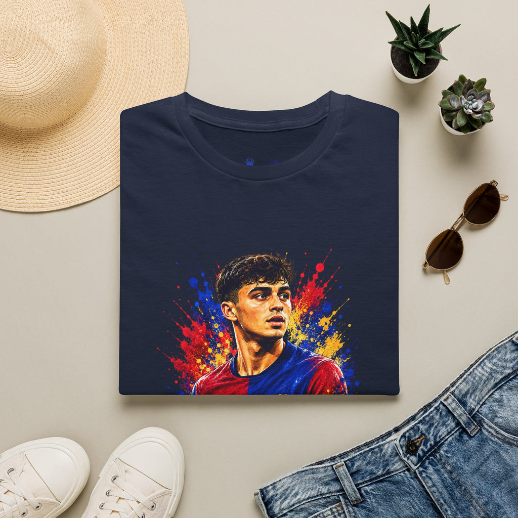 T-Shirt — 'Spain legend' Color Splash Soccer Portrait Tee