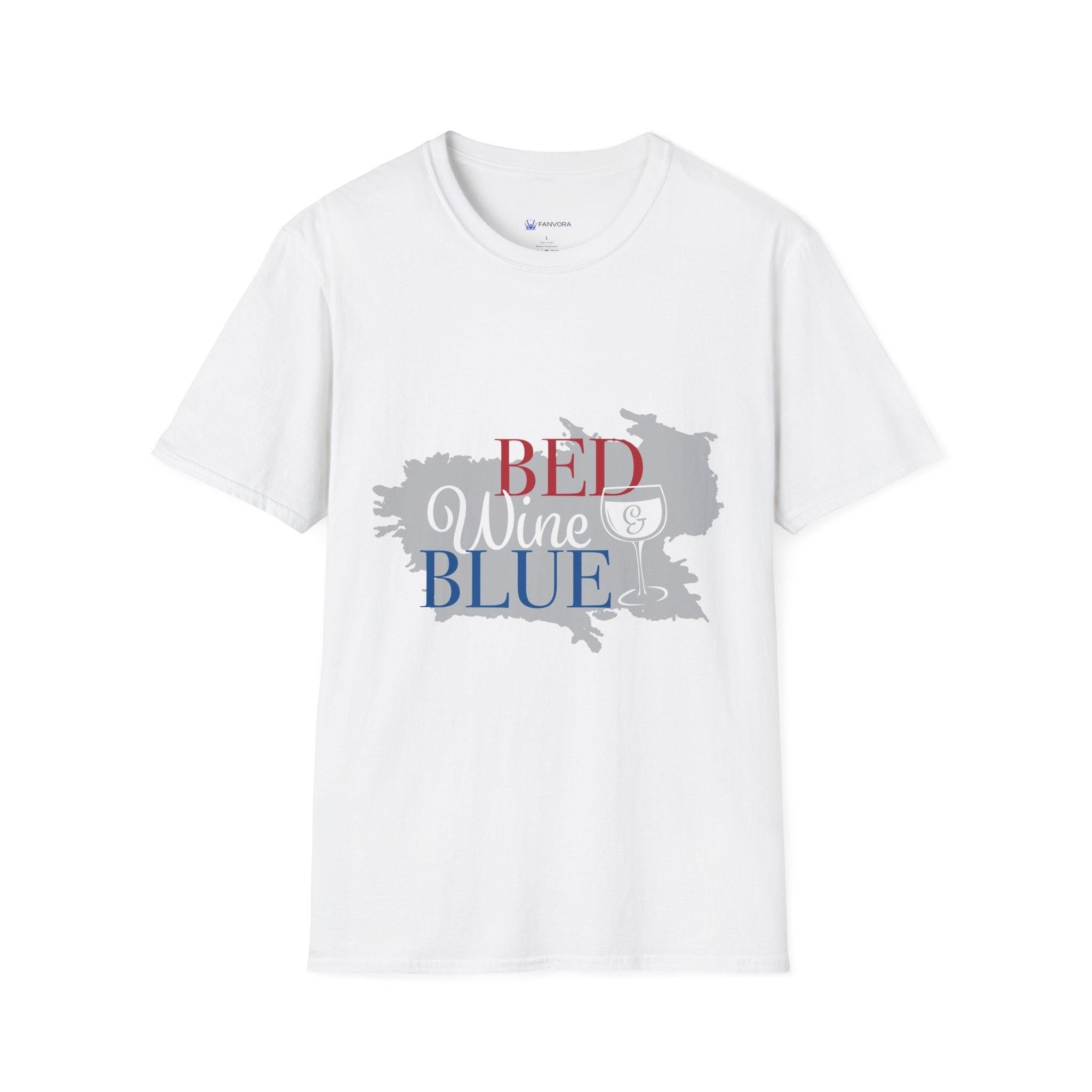 Red Wine Blue patriotic t-shirt design