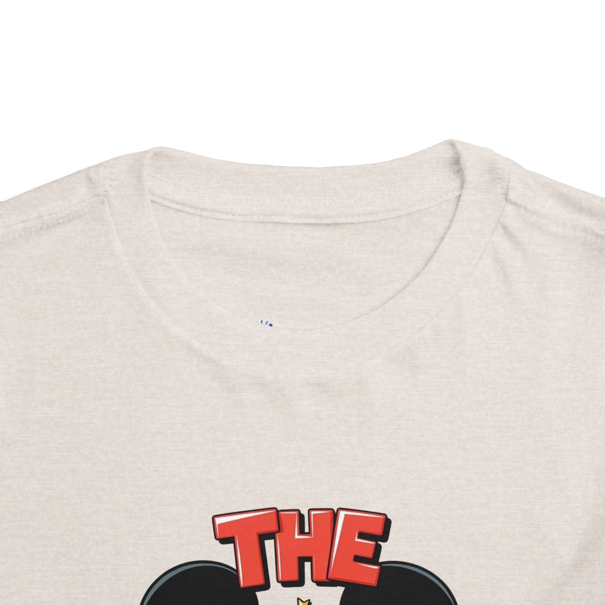 Toddler Tee — "The Birthday Boy" Cartoon Mouse Party Shirt