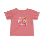 2nd Birthday Infant Tee - Cute Giraffe & Balloons Happy Birthday Shirt