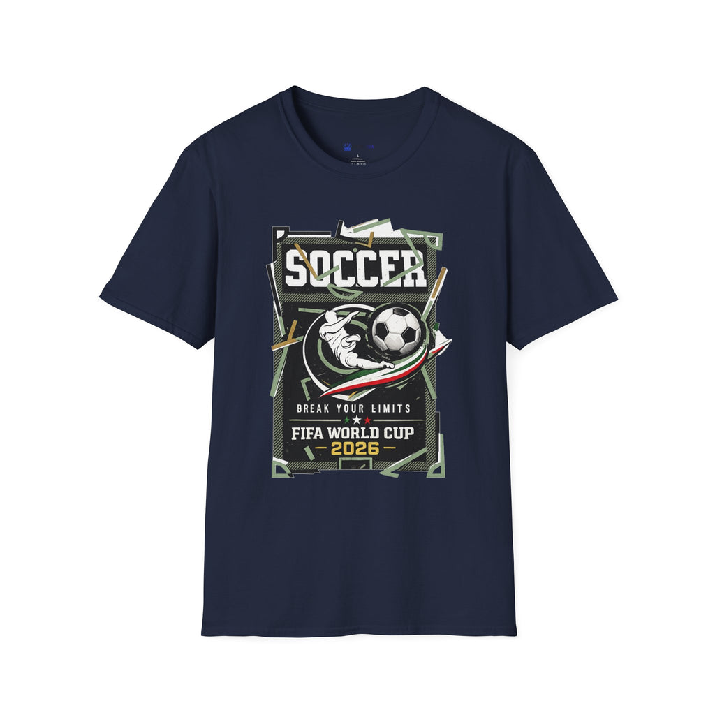Soccer Cup 2026 Graphic T‑Shirt — Vintage Team Crest Soccer Tee