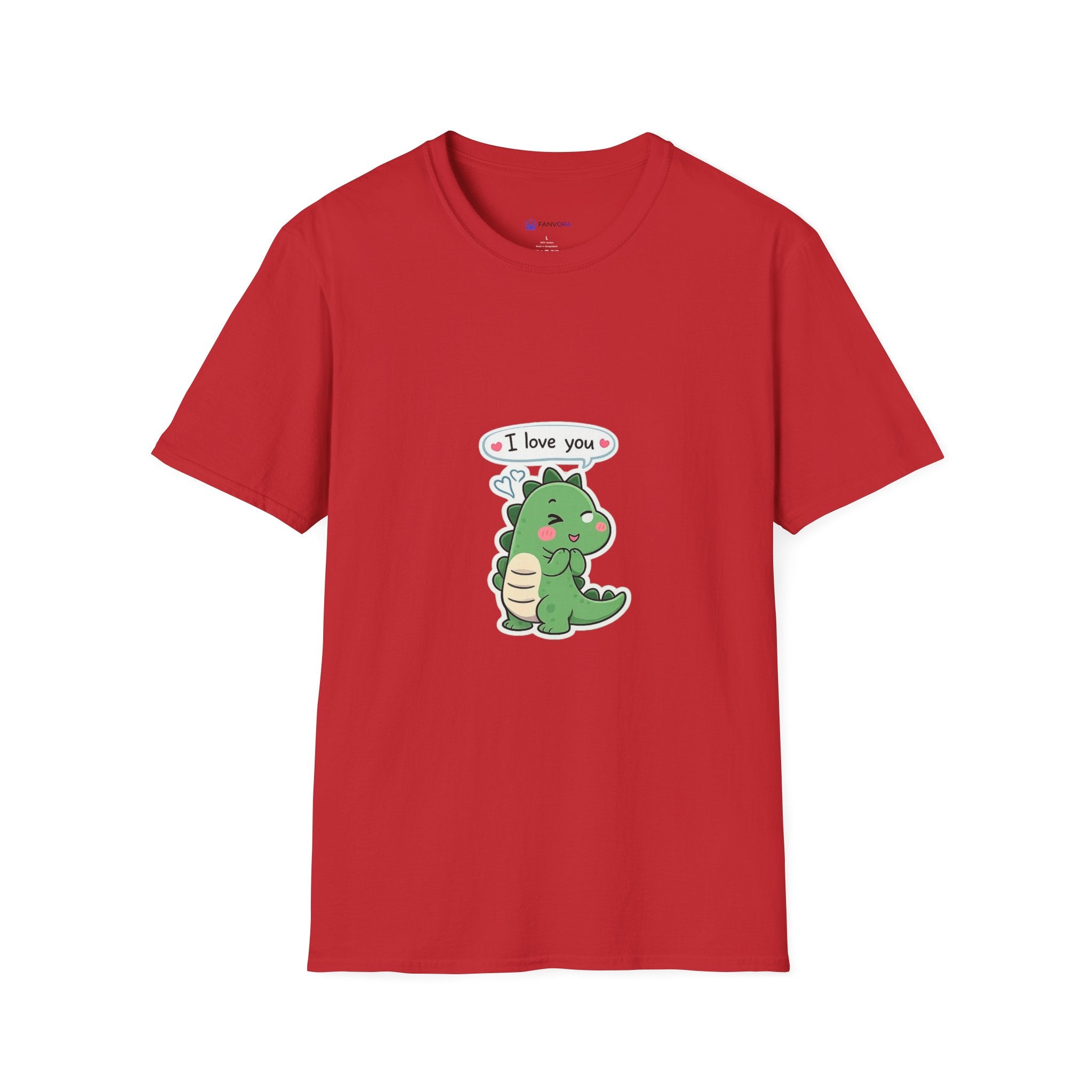 Cute Dinosaur 'I Love You' T-Shirt — Cute Kawaii Dino Graphic Tee