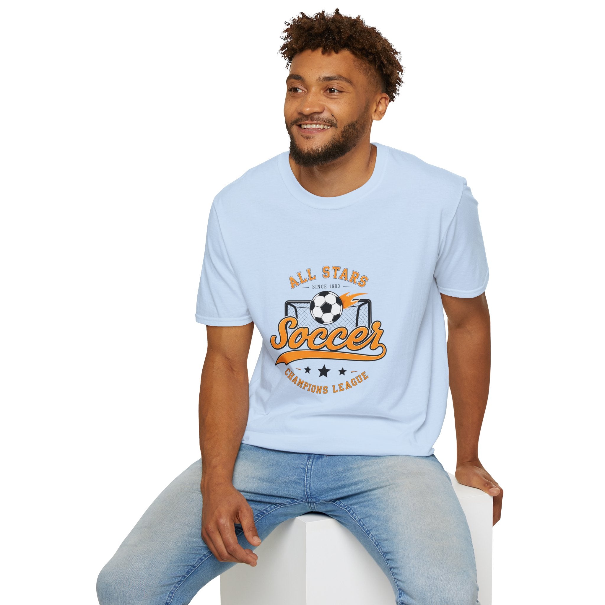 Soccer All Stars T-Shirt — Vintage Goal & Ball Sports Tee