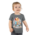 Toddler T-Shirt — Happy 3rd Birthday Bear Balloons Graphic