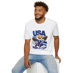 USA  Soccer T-Shirt — Eagle Mascot Graphic