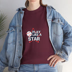 Play Like a Star Baseball Tee — Kids & Youth Sports Shirt