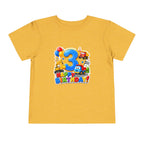 Toddler Birthday Tee — "3" Race Car Happy Birthday Shirt