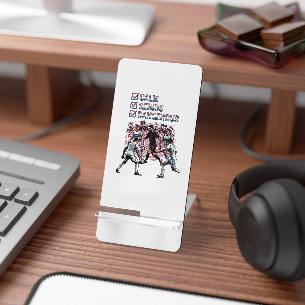 Phone Stand — "Calm, Genius, Dangerous" Argentina Legend Fan Inspired.