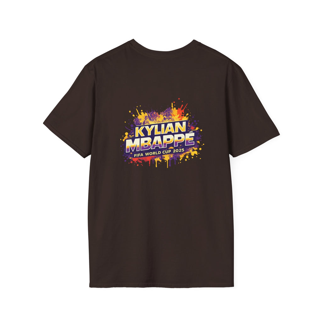 France legend Graphic T-Shirt — Vibrant Splash Portrait Soccer Fan Tee