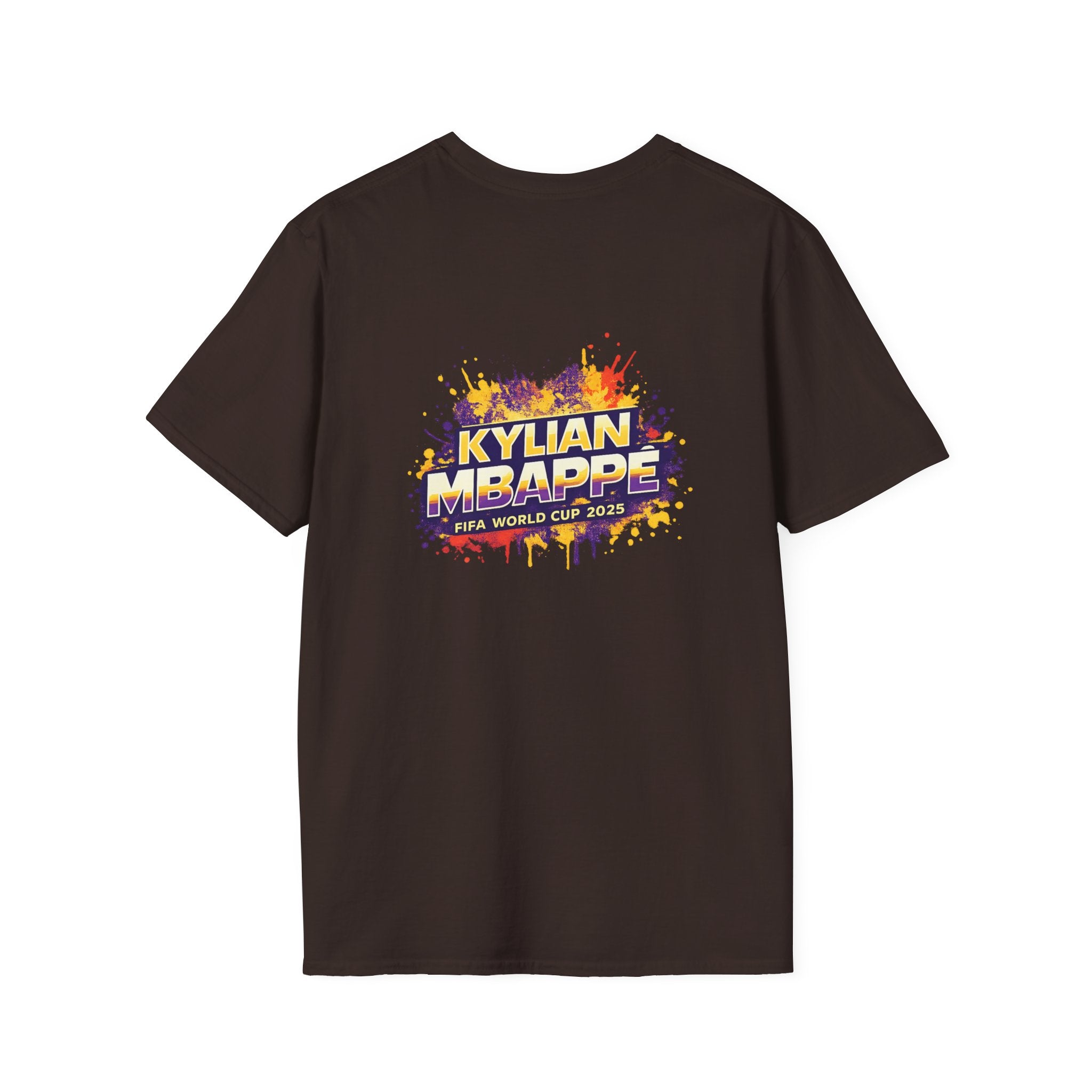 France legend Graphic T-Shirt — Vibrant Splash Portrait Soccer Fan Tee