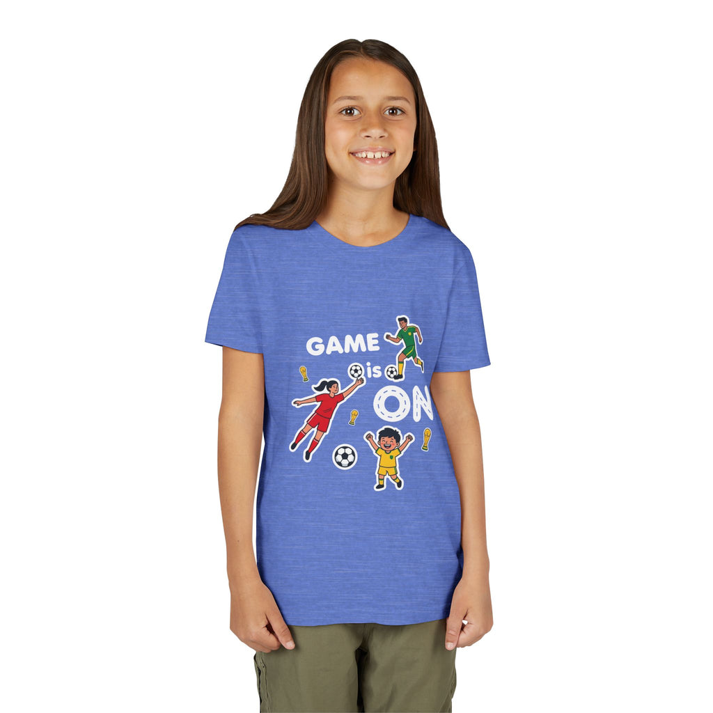Kids Soccer Players T-Shirt 2026— Youth Football Team Tee