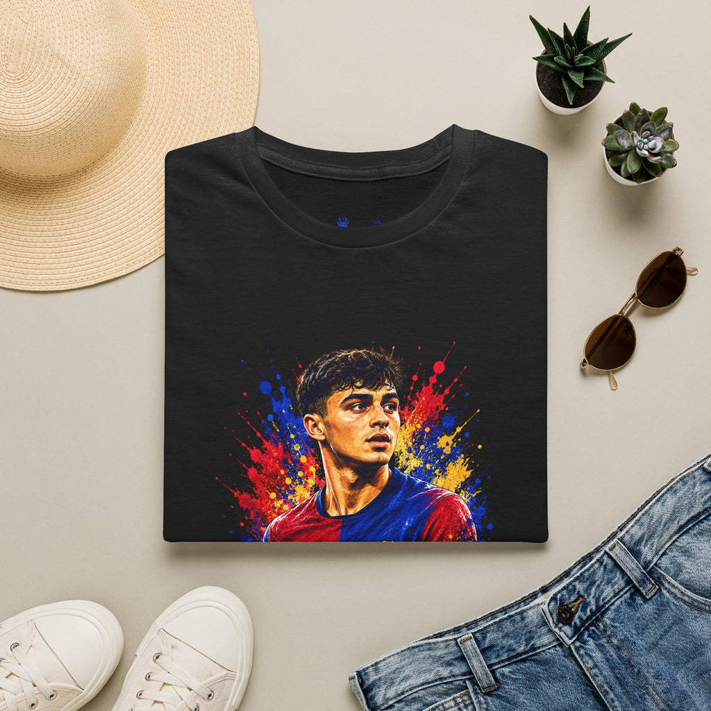 T-Shirt — 'Spain legend' Color Splash Soccer Portrait Tee