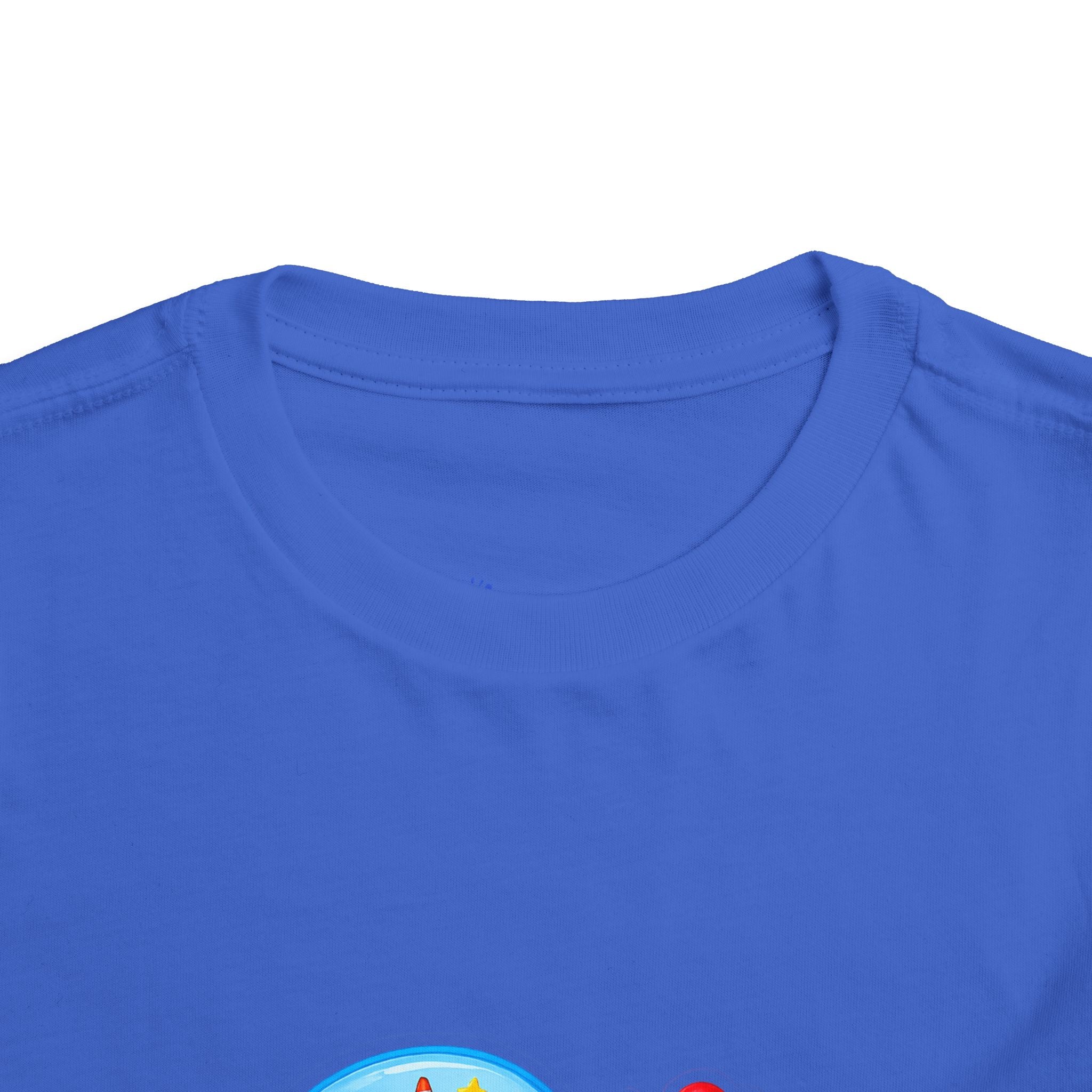 2nd Birthday Toddler Tee — Happy Birthday Number 2 with Cars & Balloons